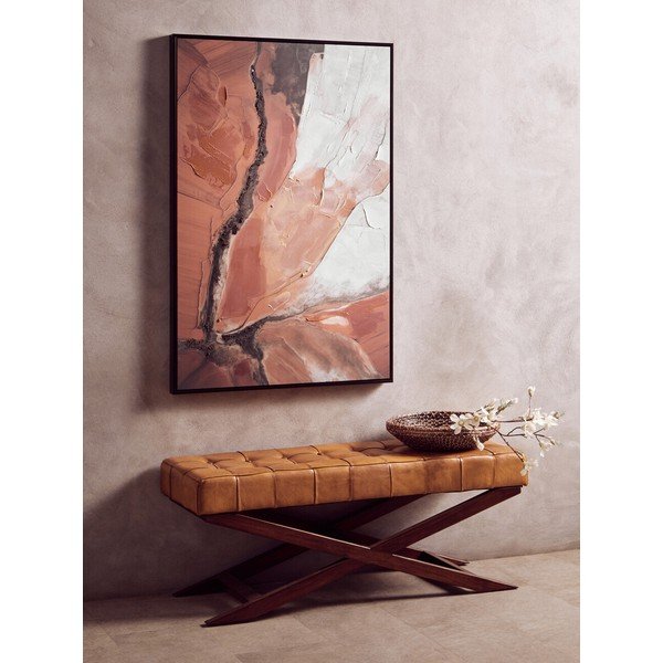 Paveikslas su rėmeliu/tapyba ant drobės 83x123 cm Astratto – Premier Housewares-image-1