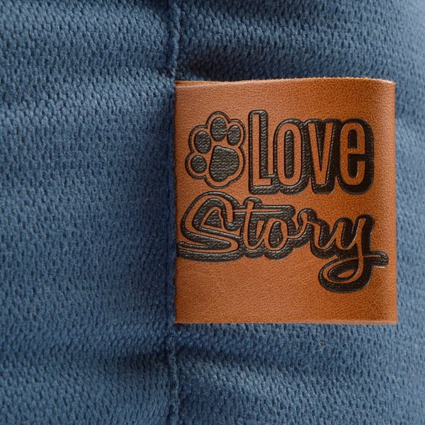 Augintinio guolis mėlynos spalvos šuniui 70x75 cm – Love Story-image-1