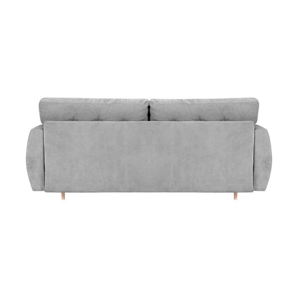 "Cosmopolitan Design Amsterdam" pilka trivietė sofa-lova su saugykla, 231 x 98 x 95 cm-image-1