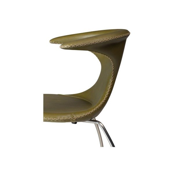 Žalia odinė kėdė DAN-FORM Denmark Flair-image-4