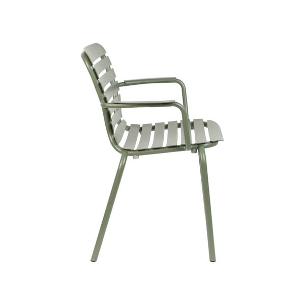 Metalinės sodo kėdės šviesiai žalios spalvos 2 vnt. Vondel – Zuiver-image-3