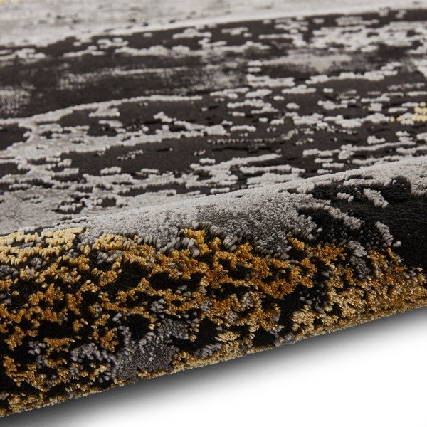 Juodas/auksinis kilimas 230x160 cm Craft - Think Rugs-image-4