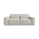 Kreminės spalvos iš šenilinio audinio sofa 204 cm Omao – Makamii