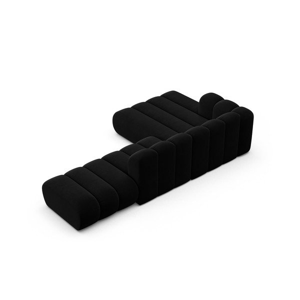 Kampinė sofa antracito spalvos (su kairiuoju kampu) Lupine – Micadoni Home-image-3