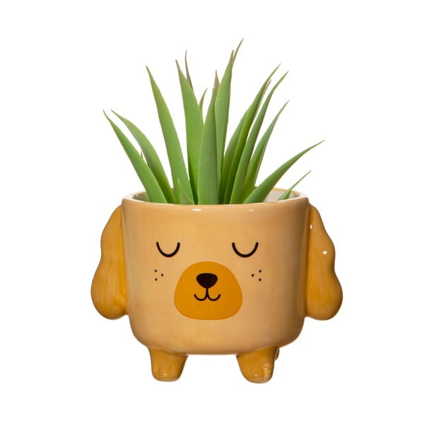 Iš akmens gėlių vazono dangtelis ø 7,5 cm Cockapoo – Sass & Belle-image-1