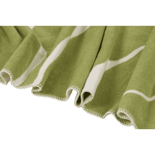 Žalios spalvos/kreminės spalvos antklodė ir pledas 150x200 cm Felu – noo.ma-image-4
