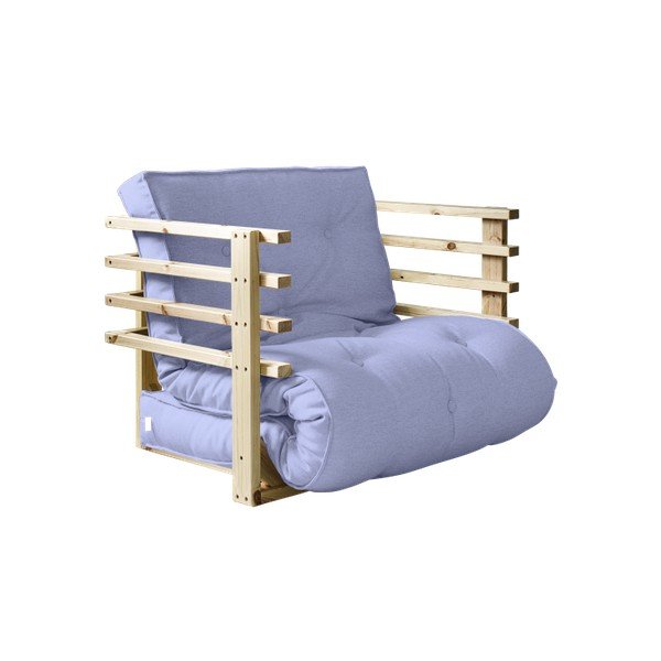 Kintamas fotelis "Karup Funk Natural/Blue Breeze-image-2