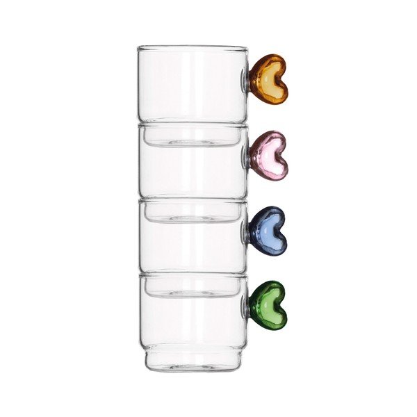 Iš stiklo puodeliai 4 vnt. 90 ml – Brandani-image-2