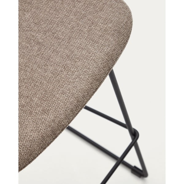 Baro taburėtės šviesiai rudos spalvos 2 vnt. (sėdynės aukštis 76 cm) Zahara – Kave Home-image-4