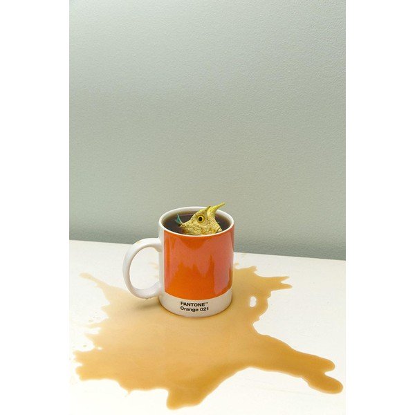 Oranžinės spalvos iš porceliano puodelis 375 ml Orange 021 – Pantone-image-1