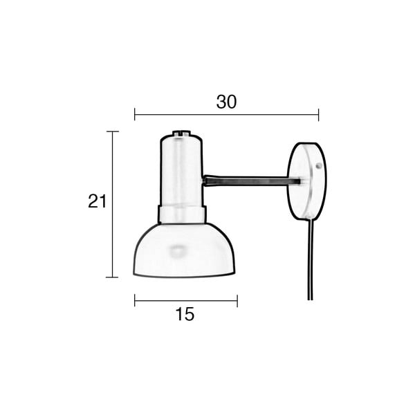 Pilkos ir rožinės spalvos sieninis šviestuvas Zuiver Charlie-image-2