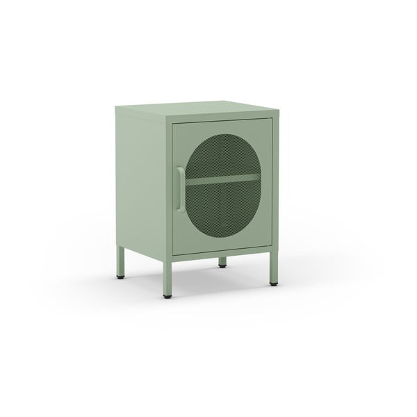 Iš metalo naktinis staliukas mėtų spalvos Diora – Marckeric-image-2