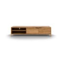 Iš ąžuolo masyvo TV spintelė natūralios spalvos 200x48 cm Twig – The Beds
