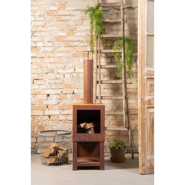 Kvadratinis terasos židinys Esschert dizainas-image-3