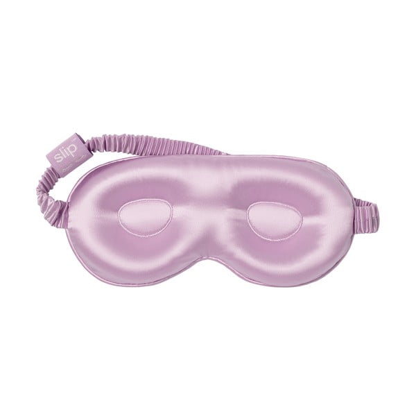 Levandų spalvos iš šilko miego kaukė Contour Wildflower – slip