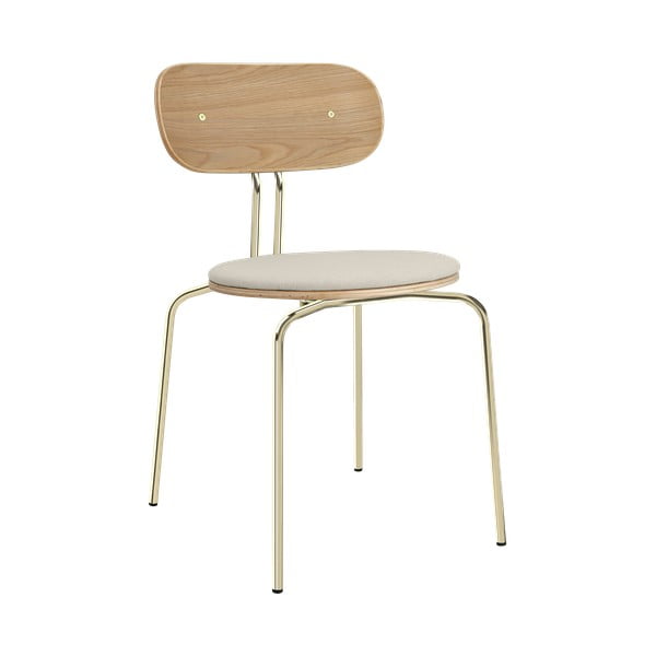 Valgomojo kėdė kreminės spalvos/auksinės spalvos Curious – UMAGE