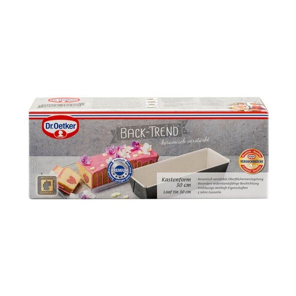 Plieninė kepimo forma duonai keraminiu paviršiumi Dr. Oetker, 31,5 x 12 cm-image-2