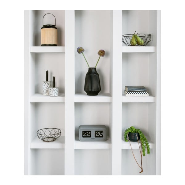 Pilkas stalo laikrodis Karlsson Bold Flip-image-2