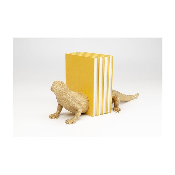 Dviejų aukso spalvos skirtukų rinkinys Kare Design Lizard-image-2