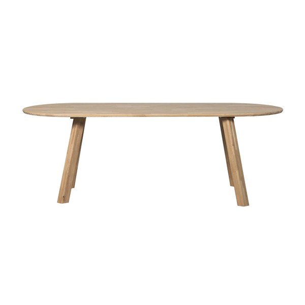 Valgomojo stalas iš ąžuolo masyvo 90x220 cm Tablo – WOOOD
