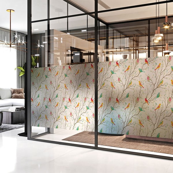 Lango lipdukas 200x40 cm Birds in the Forest - Ambiance-image-2