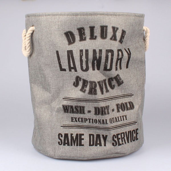 Skalbinių krepšys Laundry Service, pilka