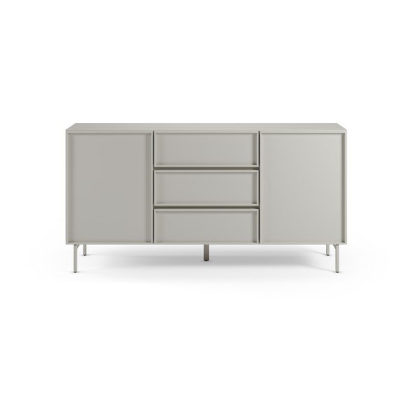 Kreminės spalvos šoninė spintelė 160x80x42 cm Brise – Marckeric
