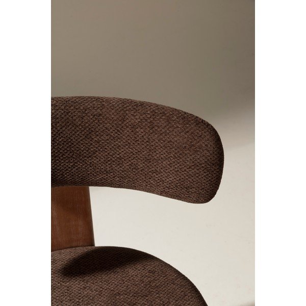 Rudos spalvos iš audinio valgomojo kėdės 2 vnt. Nadia – MOME-image-2