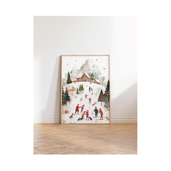 Spausdintas paveikslas su rėmeliu 30x40 cm – Wallity-image-1