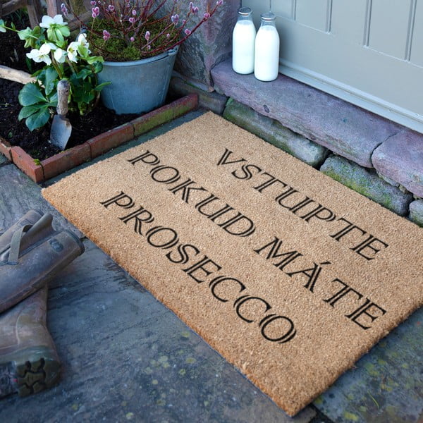 Iš kokoso pluošto grindų kilimėlis 40x60 cm Prosecco – Artsy Doormats-image-3