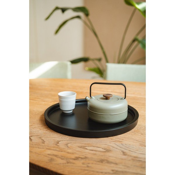 Khaki spalvos iš ketaus su koštuvu arbatinukas 750 ml Henan – Bredemeijer-image-1