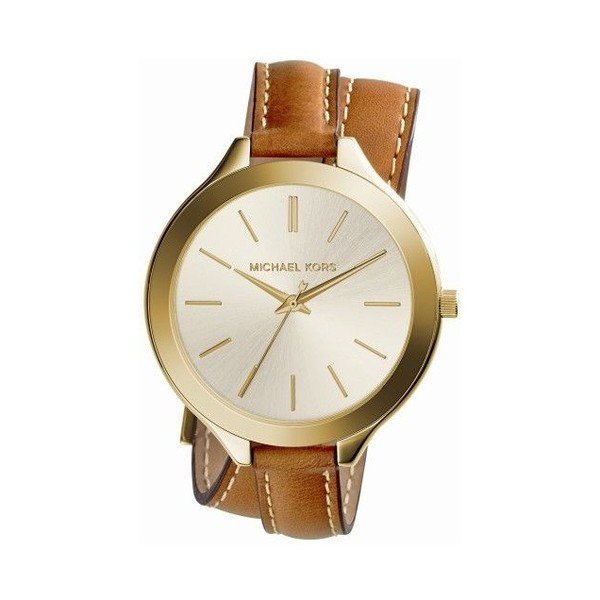 Laikrodis su odiniu dirželiu Michael Kors MK2256
