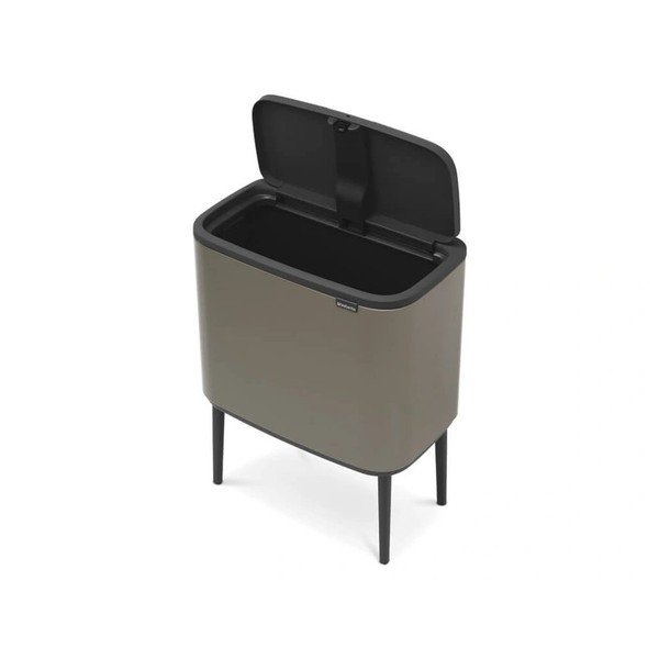 Iš plieno galima atidaryti palietus šiukšliadėžė pilkos spalvos 36 l Bo Touch Bin – Brabantia