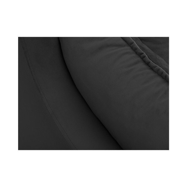 Tamsiai pilka aksominė sofa Mazzini Sofos Freesia, 150 cm-image-4