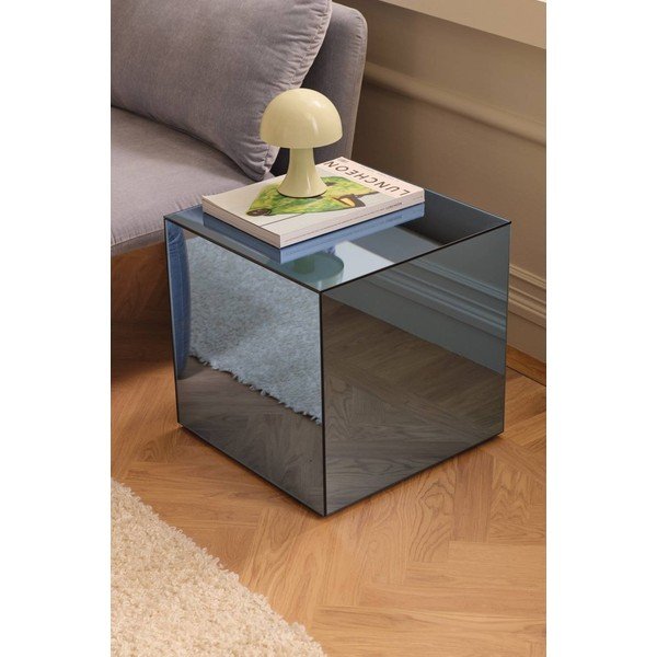 Iš stiklo šoninis stalas 45,5x45,5 cm Cube – Ellos Home-image-1