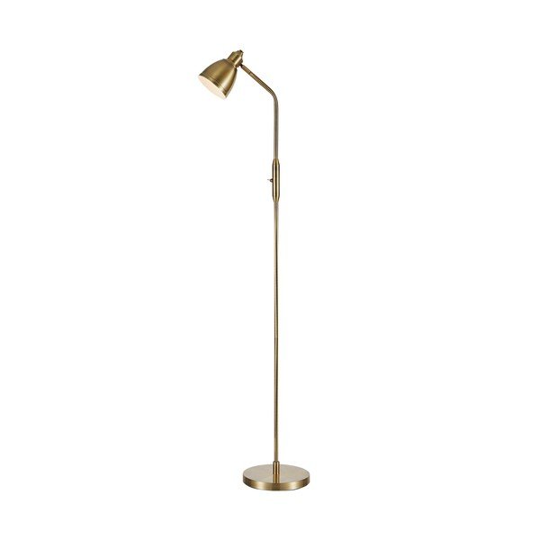 Pastatomas šviestuvas bronzinės spalvos (aukštis 143 cm) su metaliniu gaubtu Story – Markslöjd