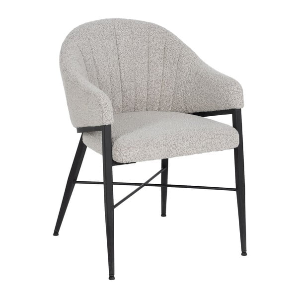 Krėslas šviesiai pilkos spalvos – Ixia