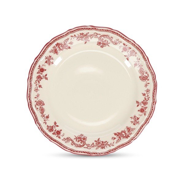 Bordo spalvos/dramblio kaulo spalvos desertinė iš porceliano  lėkštė ø 21,5 cm Cyril – S|P Collection