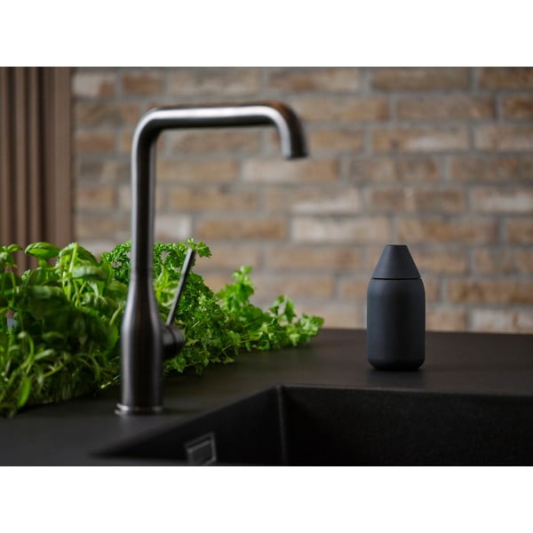 Juodos spalvos iš silikono muilo dozatorius 300 ml Singles – Zone-image-2