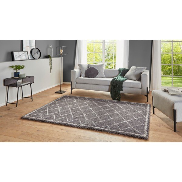 Pilkas kilimas Mint Rugs Loft, 80 x 150 cm-image-2