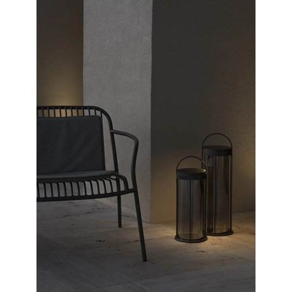 Pilkos spalvos metalinė sodo kėdė Yua Wire – Blomus-image-3