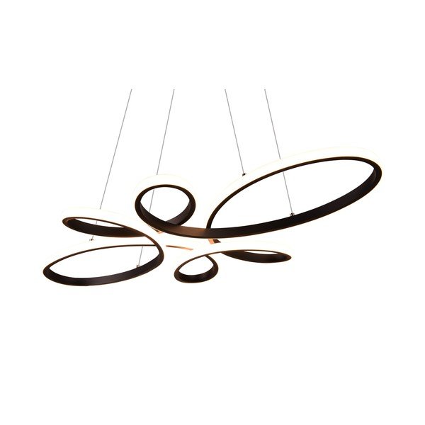 Kabantis šviestuvas juodos spalvos LED Fly – Trio-image-4