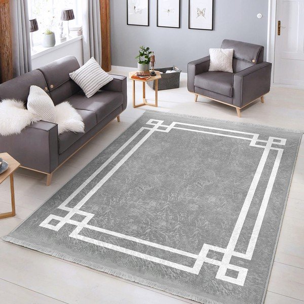 Pilkas kilimas 160x230 cm - Mila Home-image-3