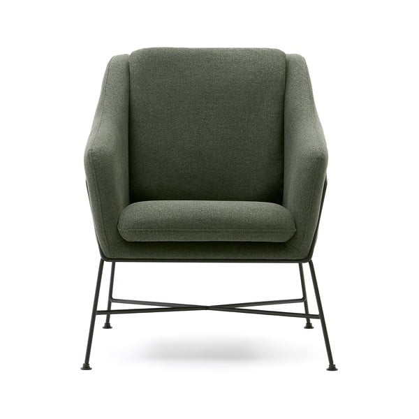 Krėslas žalios spalvos Brida – Kave Home-image-2