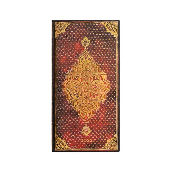 Dienoraštis Paperblanks Golden Trefoil, 9,5 x 18 cm