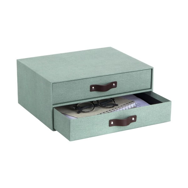 Žalios spalvos iš kartono biuro organizatorius į stalčių Birger Canvas Paper Laminate – Bigso-image-3