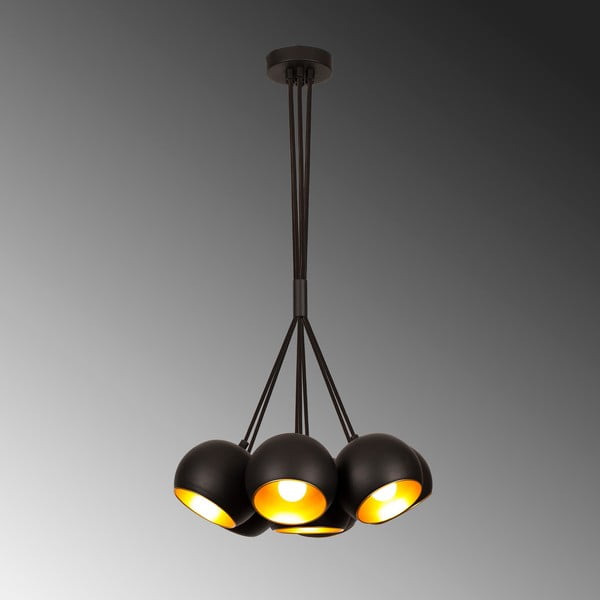 Juodas pakabinamas šviestuvas Opviq lights Sivani-image-1
