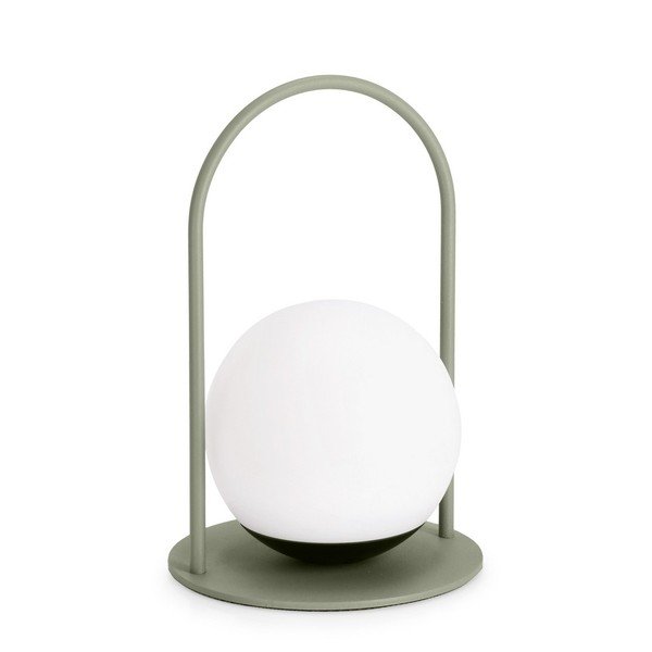 Taupe spalvos stalinis šviestuvas LED su pritemdymo funkcija (aukštis 21 cm) su plastikiniu gaubtu Pansy – Bizzotto-image-2