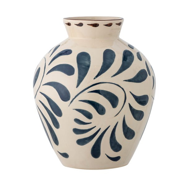 Iš akmens masės vaza kreminės spalvos (aukštis 24 cm) Heikki – Bloomingville-image-3