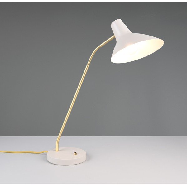 Auksinės spalvos/dramblio kaulo spalvos stalinis šviestuvas su sulankstoma konstrukcija (aukštis 54 cm) Traveller – Trio-image-1